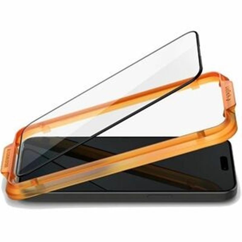 Spigen iP15 Pro Glas tR AlignM Black 2P