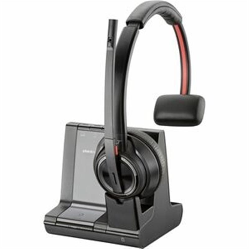 HP POLY SAVI 8210 Headset Draadloos Hoofdband Kantoor/callcenter Bluetooth Zwart