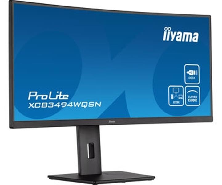 iiyama ProLite XCB3494WQSN-B5 LED display 86,4 cm (34"") 3440 x 1440 Pixels UltraWide Quad HD Zwart