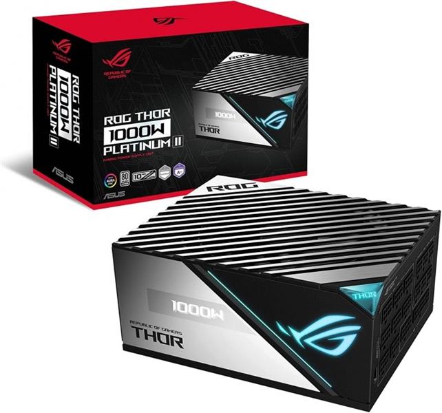 ASUS ROG THOR 1000P2-GAMING power supply unit 1000 W 20+4 pin ATX Zwart, Zilver