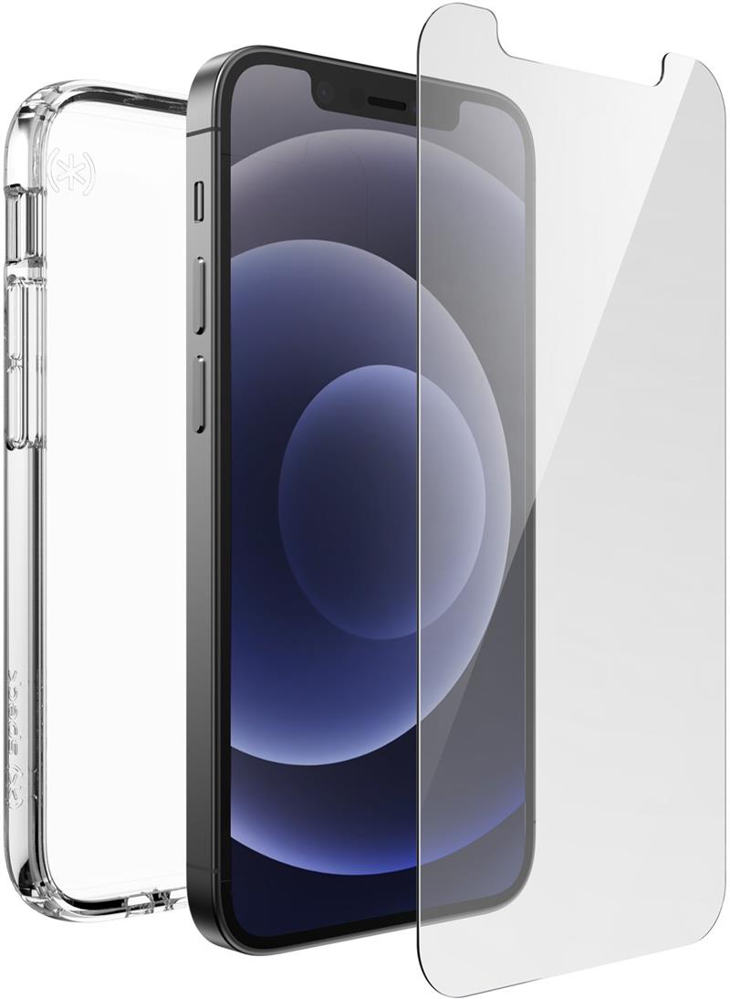 Speck Presidio Perfect Clear Shieldview Bundle Apple iPhone 12 Mini - with Microban