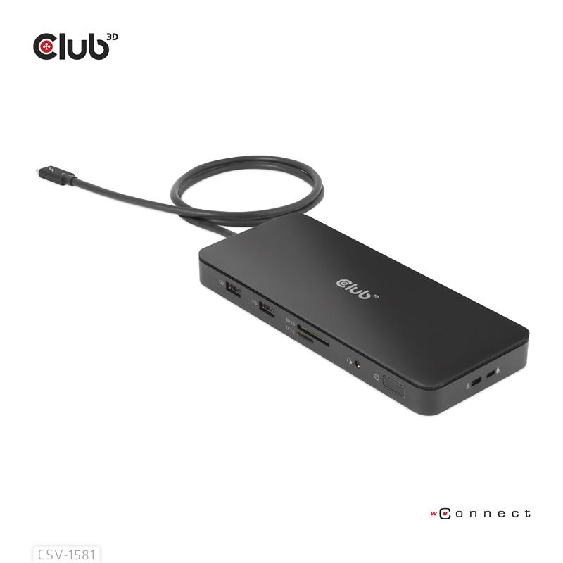 CLUB3D Thunderbolt 4 Certified 11-in-1 Docking Station