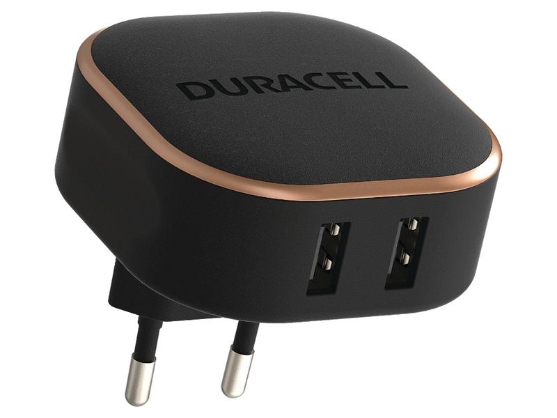 Duracell DRACUSB16-EU oplader voor mobiele apparatuur Zwart