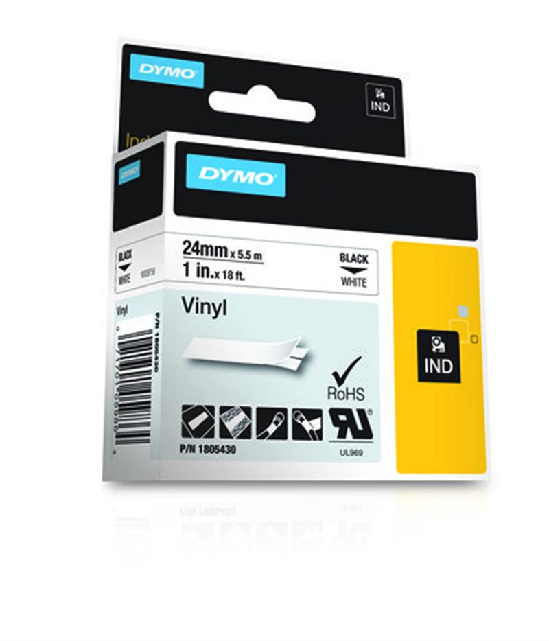 DYMO 1805430 labelprinter-tape Zwart op wit