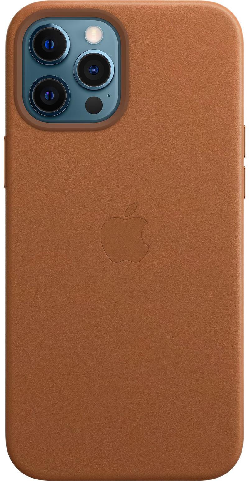 Apple iPhone 12 Pro Max Leather Case with Magsafe Saddle Brown 