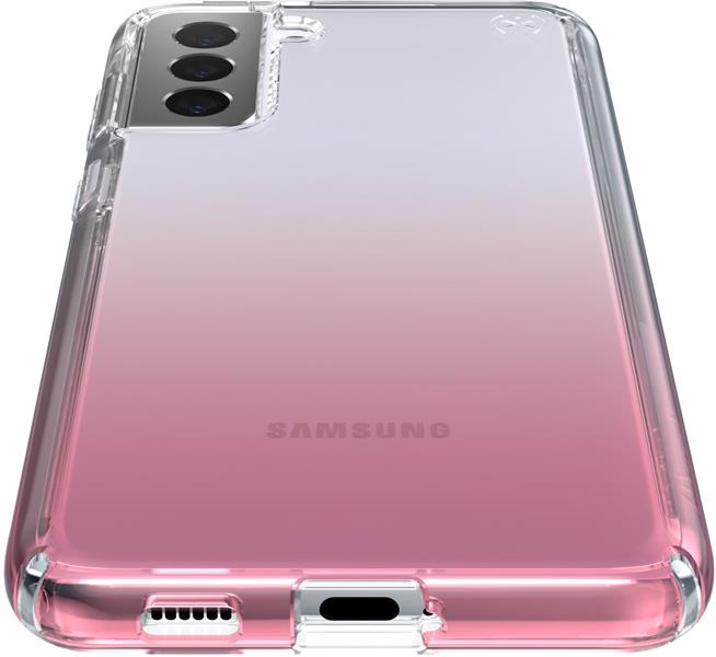 Speck Presidio Perfect Clear Ombre Samsung Galaxy S21 Plus Clear Vintage Rose - with Microban