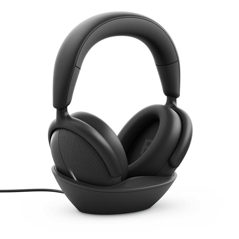 DELL WL7024 Headset Bedraad en draadloos Hoofdband Oproepen/muziek USB Type-C Bluetooth Zwart