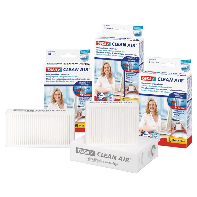 tesa Clean Air Fine dust filter for laser printers size S