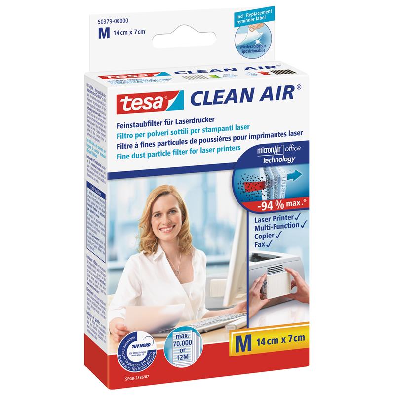 tesa Clean Air Fine dust filter for laser printers size M