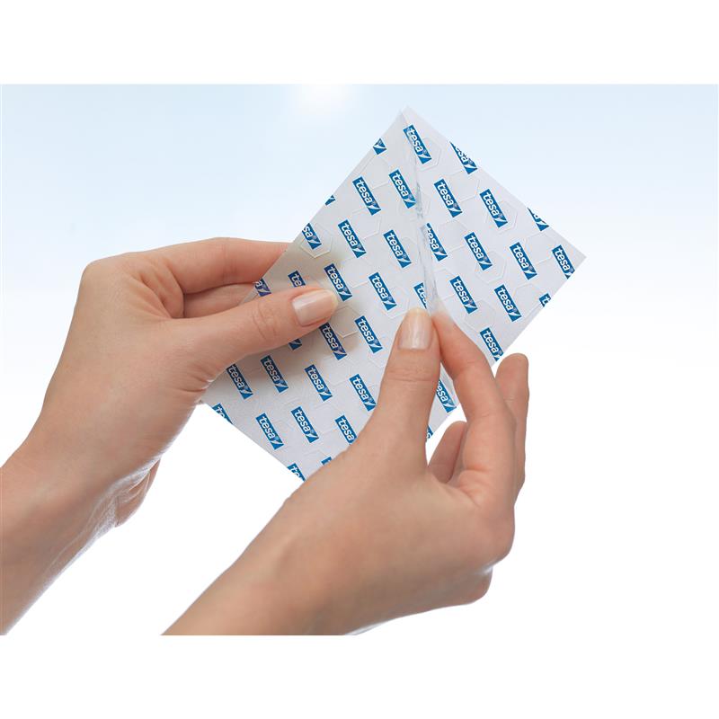 tesa adhesive pads TACK 200pcs reusable transparent
