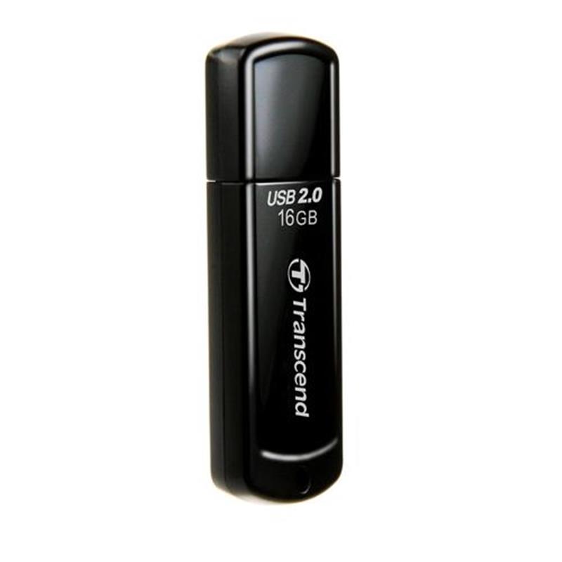 Transcend JetFlash 350 USB Flash Drive 16GB USB2 0 16 6MB s Black