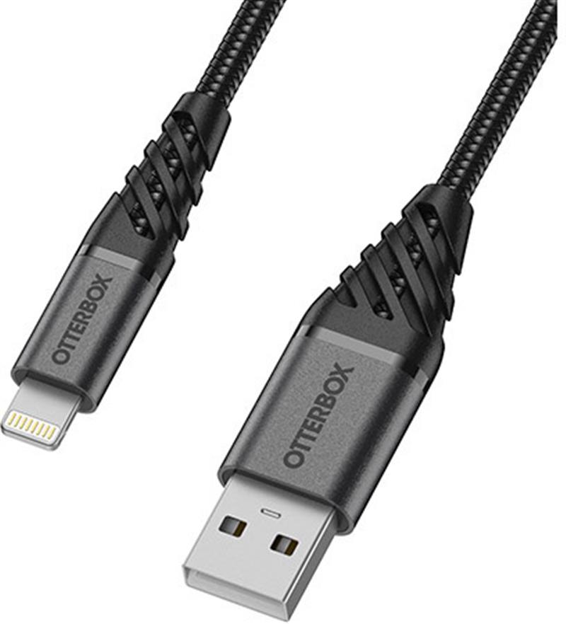 OtterBox Premium Cable USB A-Lightning 2M, zwart