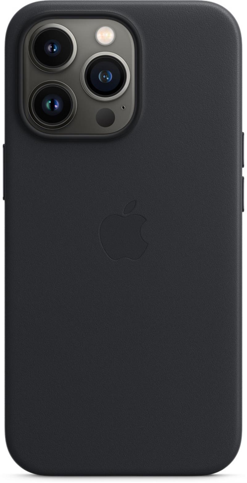 Apple iPhone 13 Pro Leather Case with MagSafe Midnight Black 