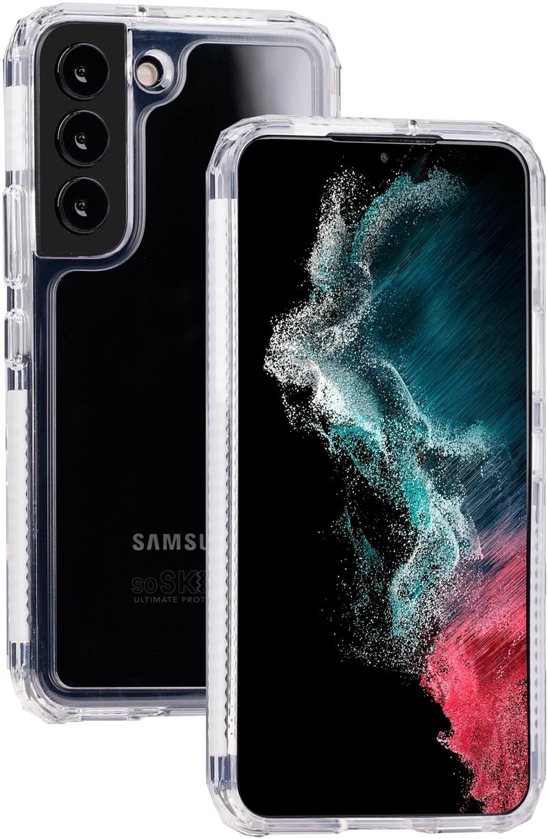 SoSkild Samsung Galaxy S22 Defend Heavy Impact Case Transparant