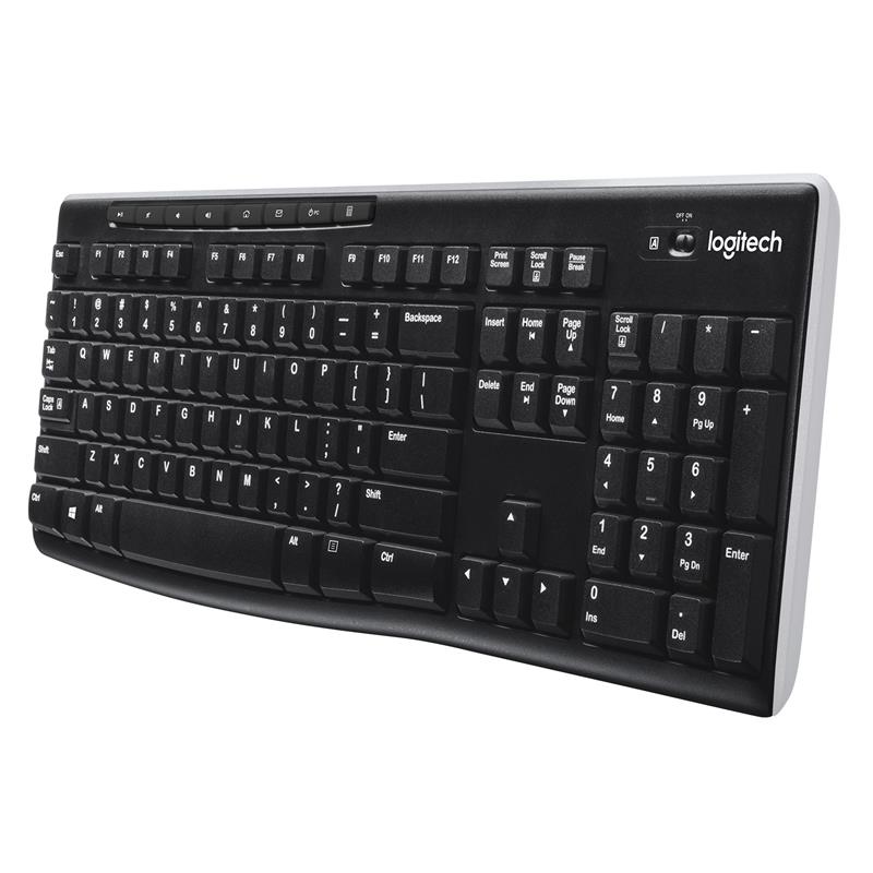 Logitech K270 Wireless Keyboard Volledige, draadloze Unifying-technologie