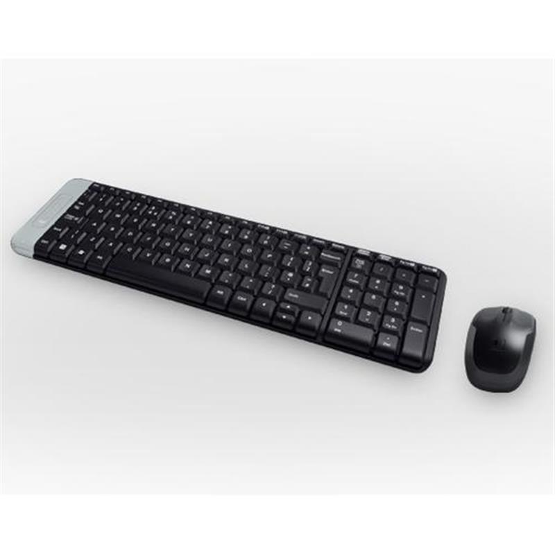 Logitech Wireless Combo MK220 toetsenbord Inclusief muis USB Portugees Zwart