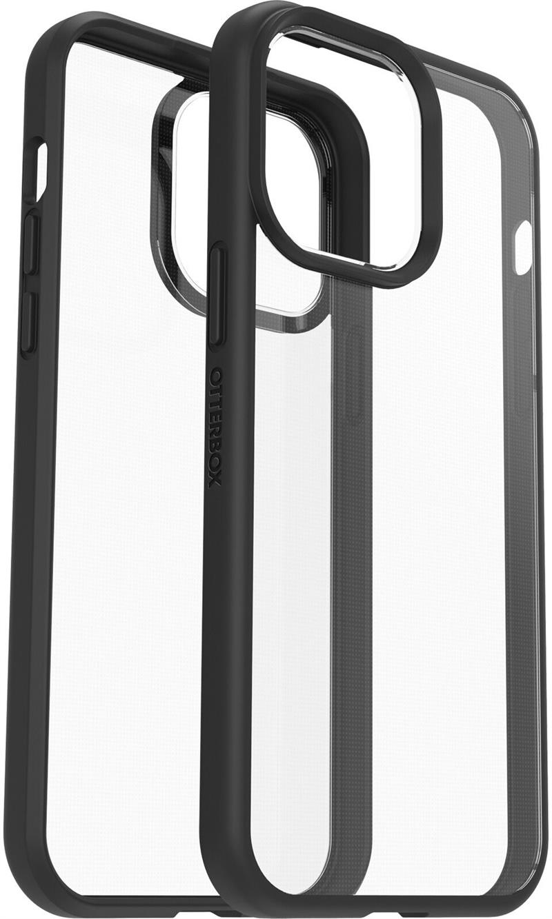 OtterBox React mobiele telefoon behuizingen 17 cm (6.7"") Hoes Transparant, Zwart