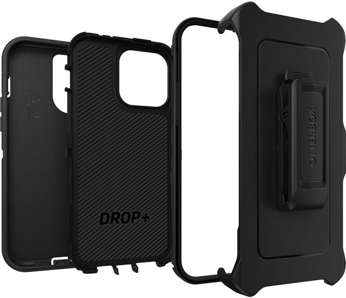 OtterBox Defender mobiele telefoon behuizingen 17 cm (6.7"") Clutch case/hoesje Zwart