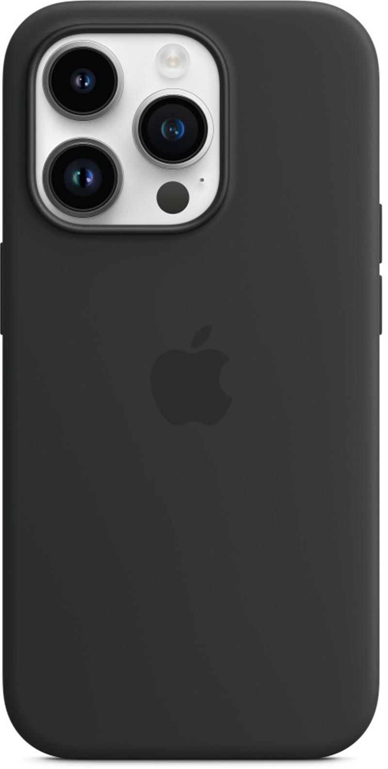 Apple iPhone 14 Pro Silicone Case with MagSafe Midnight Black 