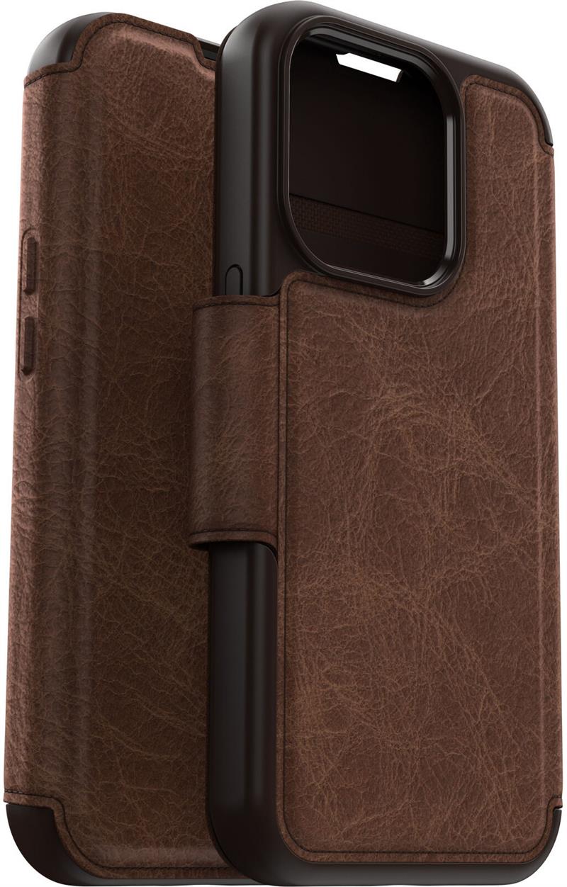 OtterBox Strada MagSafe Apple iPhone 15 Pro Espresso Brown