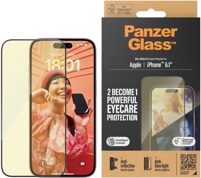 PanzerGlass UWF Anti Reflective & Bluelight Doorzichtige schermbeschermer Apple 1 stuk(s)