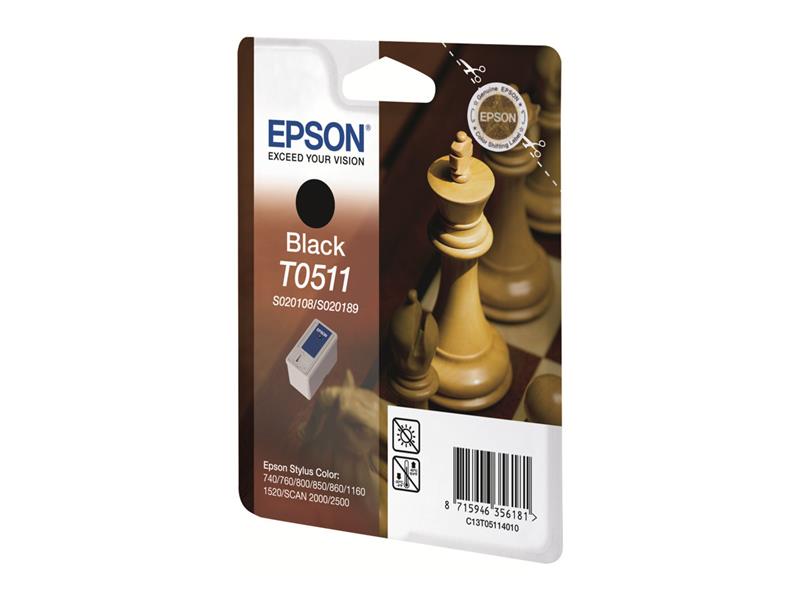 Epson Chess inktpatroon Black T0511