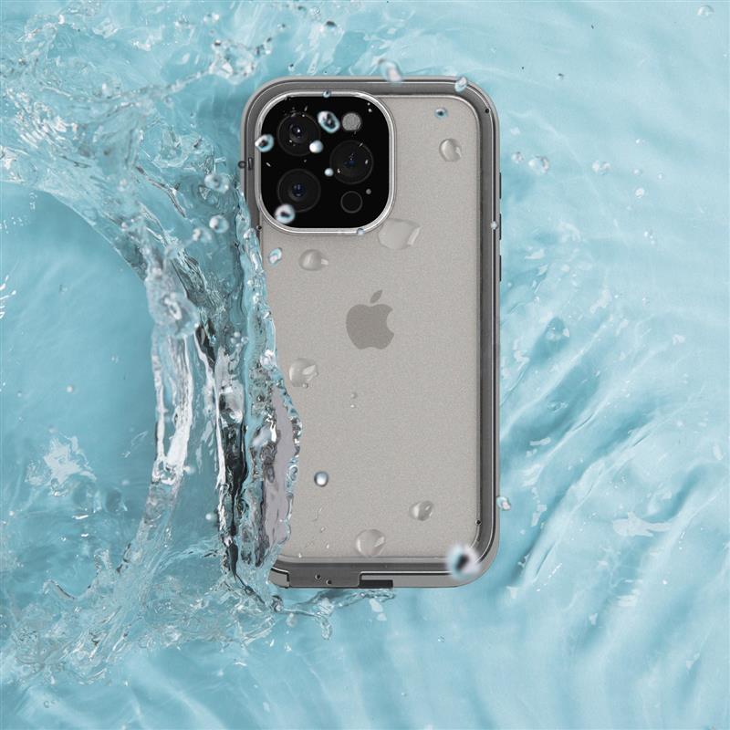 Catalyst Total Protection Case Apple iPhone 15 Pro Max Titanium Grey