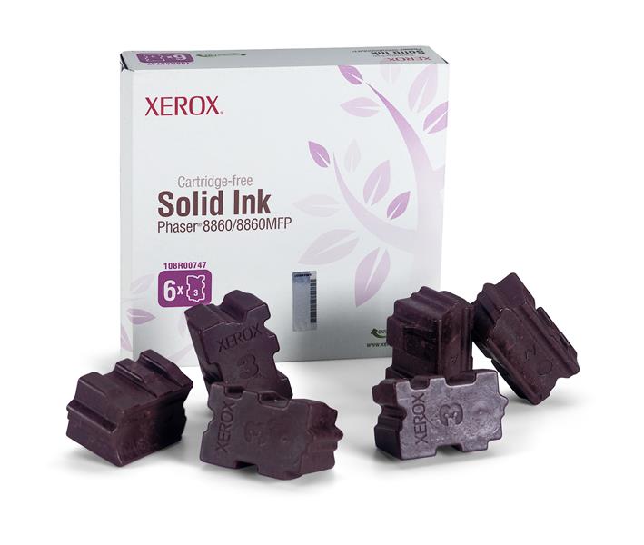 Xerox Genuine Solid Ink, Phaser 8860/8860Mfp Magenta (6 Sticks)