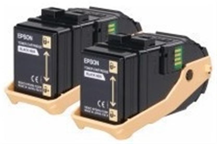 Epson Double Pack Toner Cartridge Black 6.5kx2