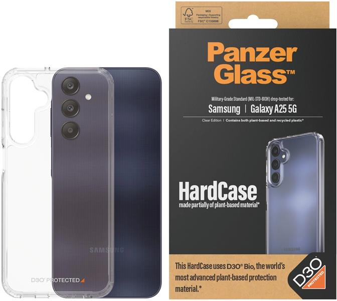 PanzerGlass HardCase with D3O Samsung New A24 5G mobiele telefoon behuizingen Hoes Transparant