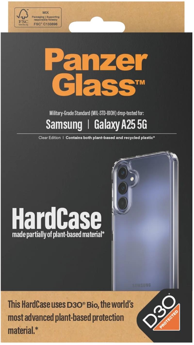 PanzerGlass HardCase with D3O Samsung New A24 5G mobiele telefoon behuizingen Hoes Transparant