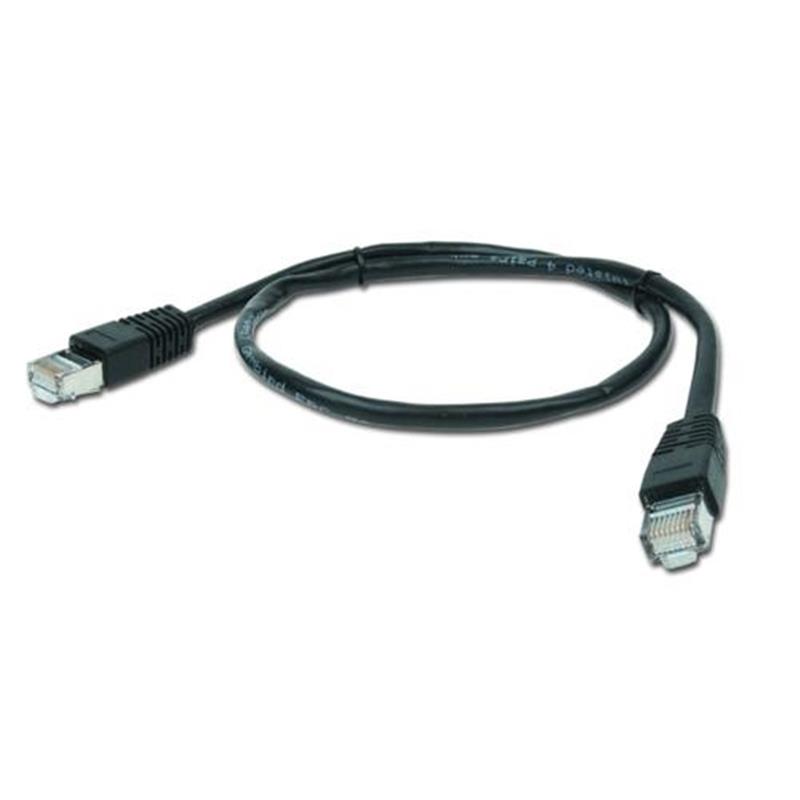 FTP Cat5E patchkabel 2 m zwart