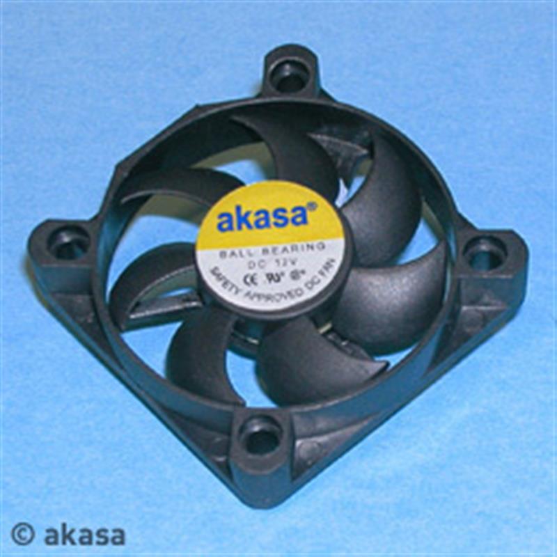 Akasa 40*10mm black case fan 3 pins sleeve bearing