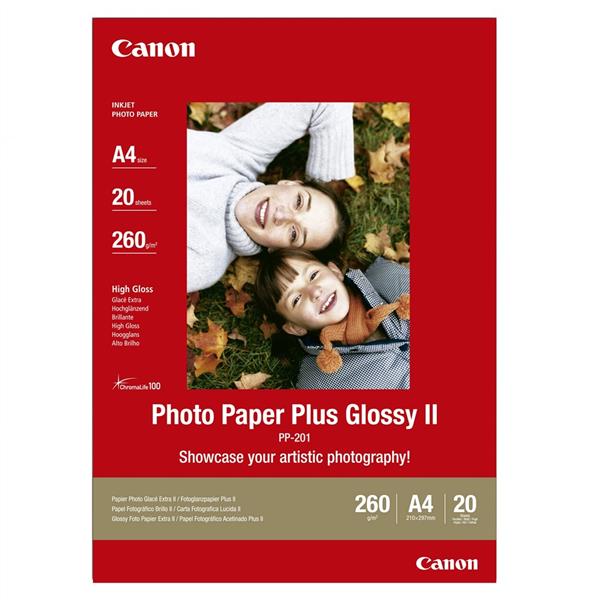 Canon PP-201 pak fotopapier Wit Glans A4