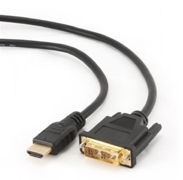 Gembird HDMI male 19p - DVI male 1 5m kabel *HDMIM *DVIM