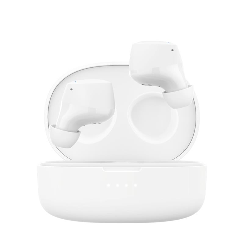 Belkin SoundForm Bolt Headset Draadloos In-ear Gesprekken/Muziek/Sport/Elke dag Bluetooth Wit