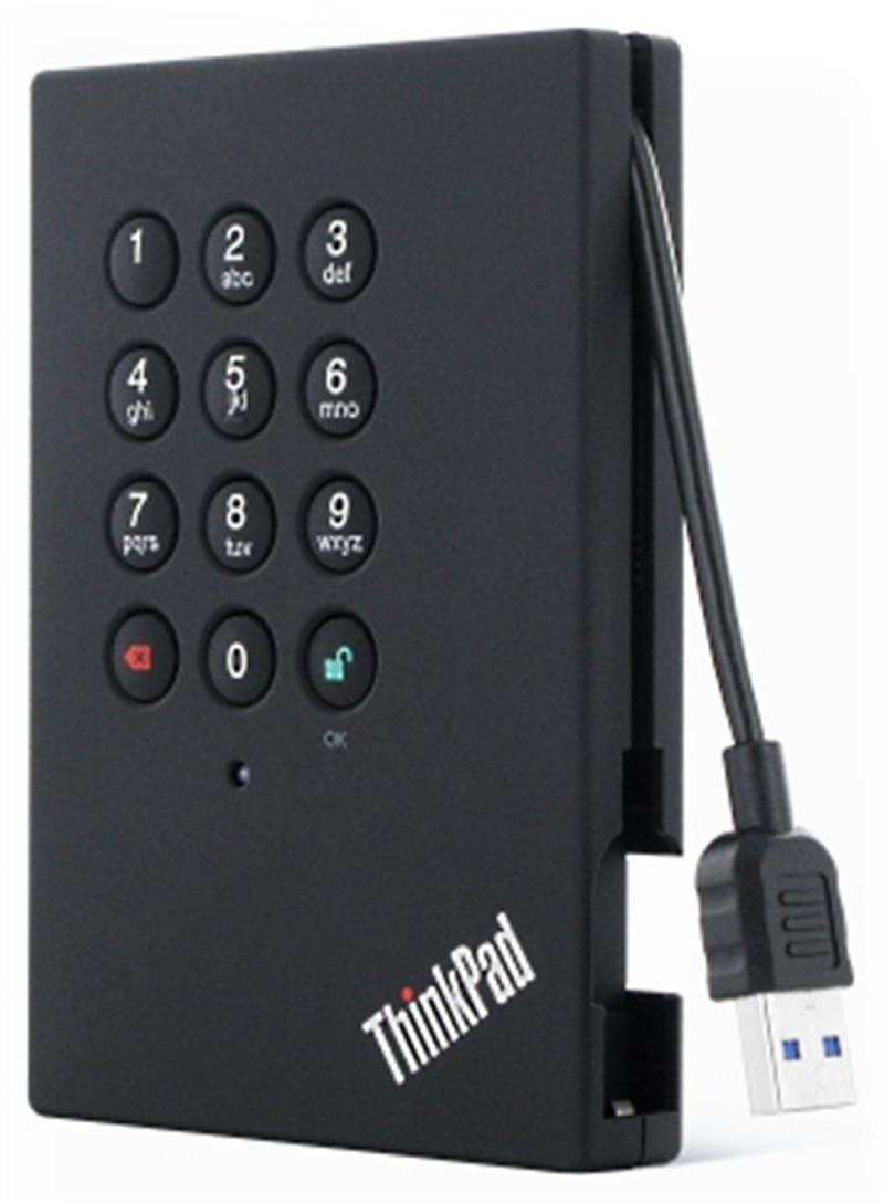 Lenovo ThinkPad USB 3.0 1TB externe harde schijf 1000 GB Zwart