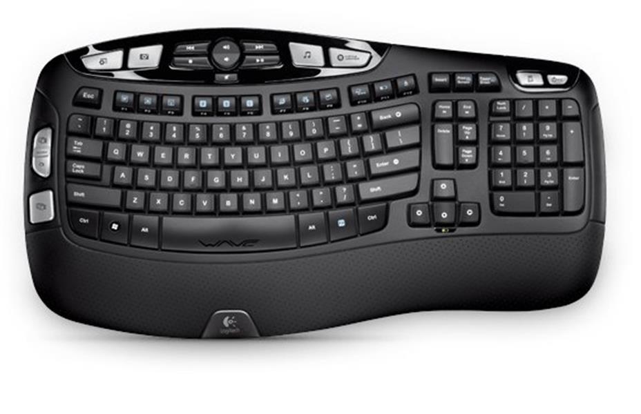 Logitech Wireless Keyboard K350 toetsenbord RF Draadloos QWERTZ Duits Zwart
