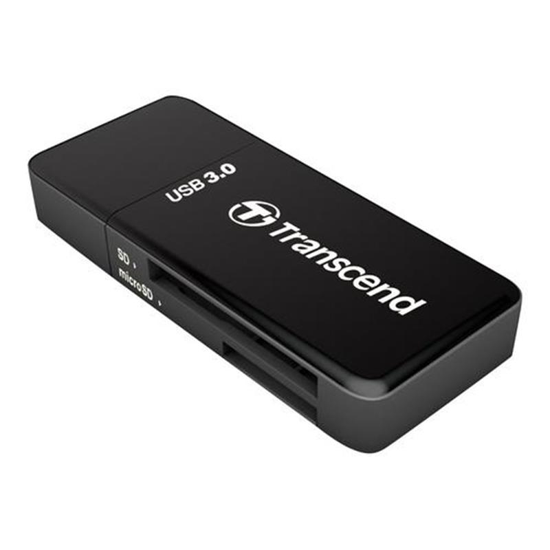 Transcend RDF5 geheugenkaartlezer USB 3 2 Gen 1 3 1 Gen 1 Type-A Zwart