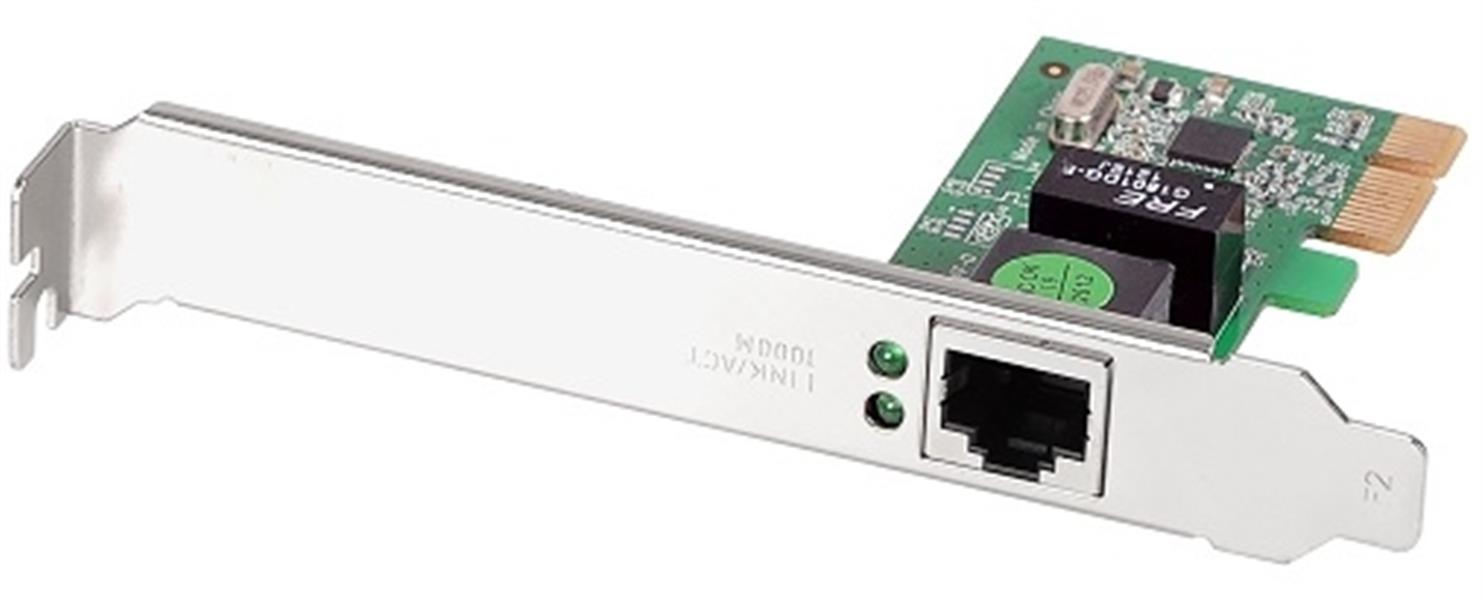 Edimax Gigabit LAN Card RJ45 PCI Express additional low profile bracket incl 
