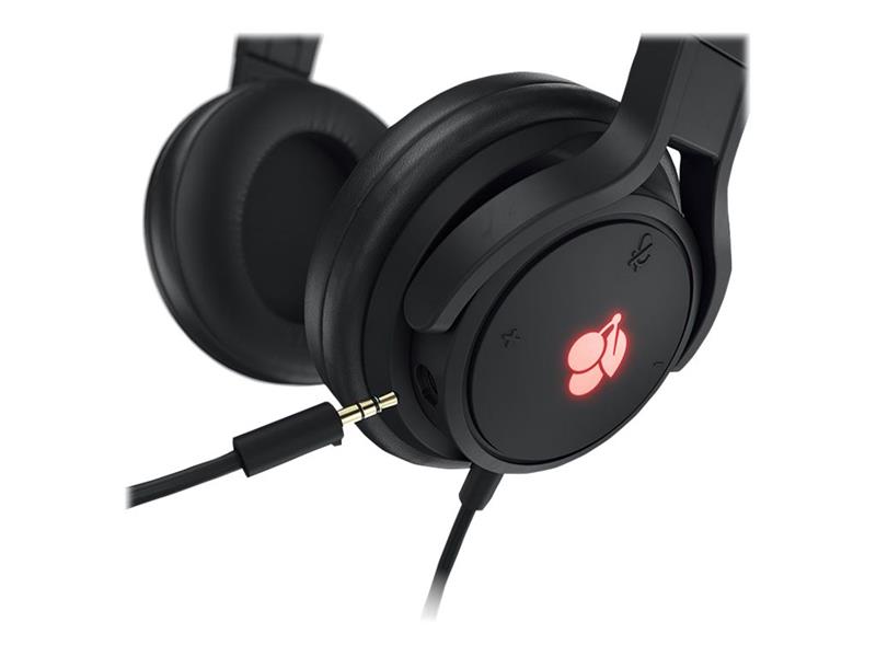 CHERRY JA-2200 Headset Bedraad Hoofdband Gamen Zwart