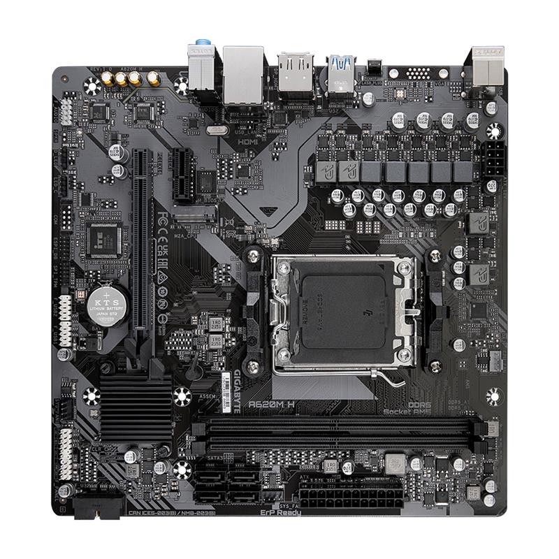 GIGABYTE A620M H moederbord AMD A620 Socket AM5 micro ATX