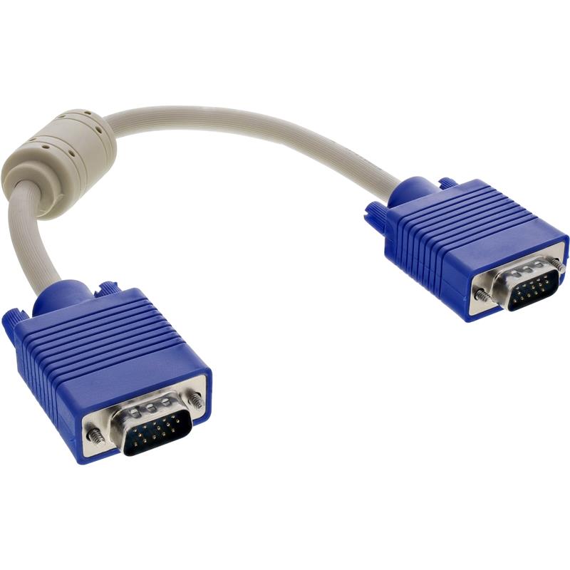 InLine S-VGA kabel beige 15HD M M 0 3m