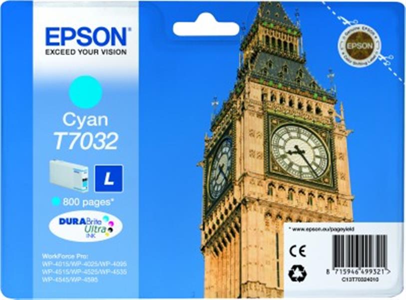 Epson Big Ben Ink Cartridge L Cyan 0.8k