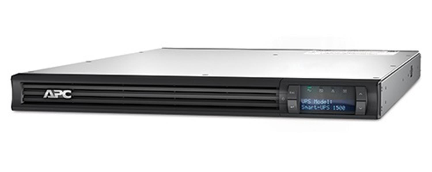 APC Smart-UPS SMT1500RMI1U - Noodstroomvoeding 4x C13 , USB, rack mountable, 1U, 1500VA