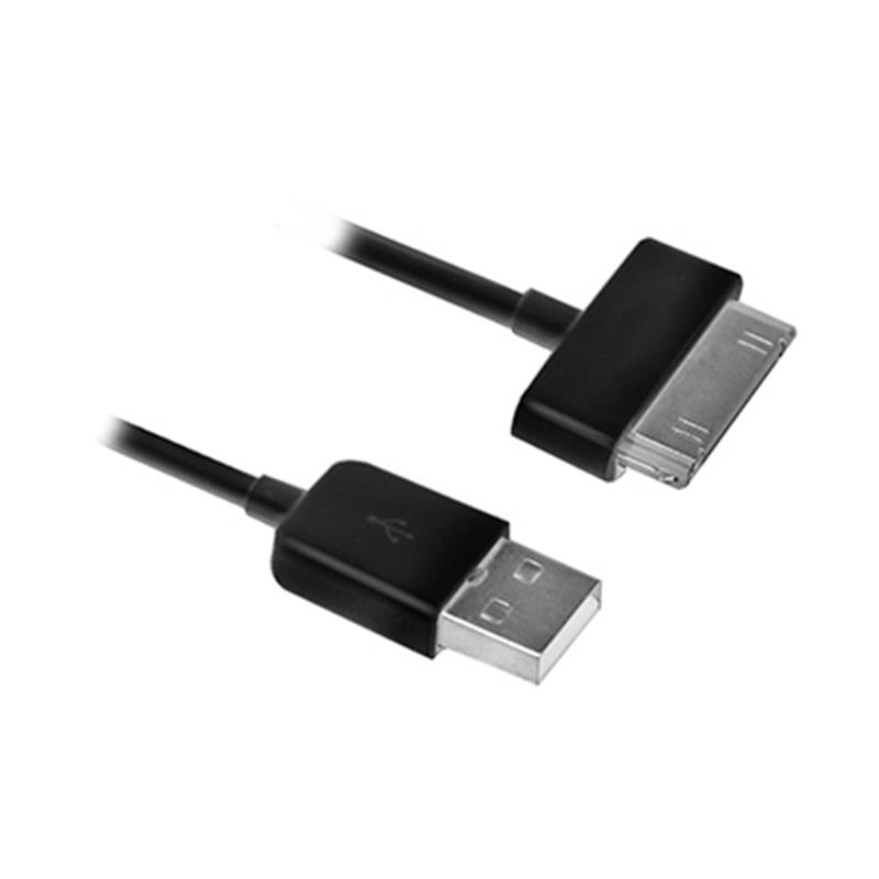 Ewent EW9907 mobiele telefoonkabel Zwart USB A Samsung 30-pin 1 m