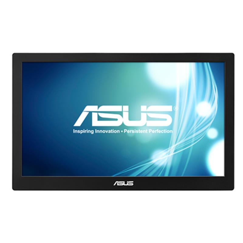 ASUS MB168B computer monitor 39,6 cm (15.6"") 1366 x 768 Pixels HD Zwart, Zilver