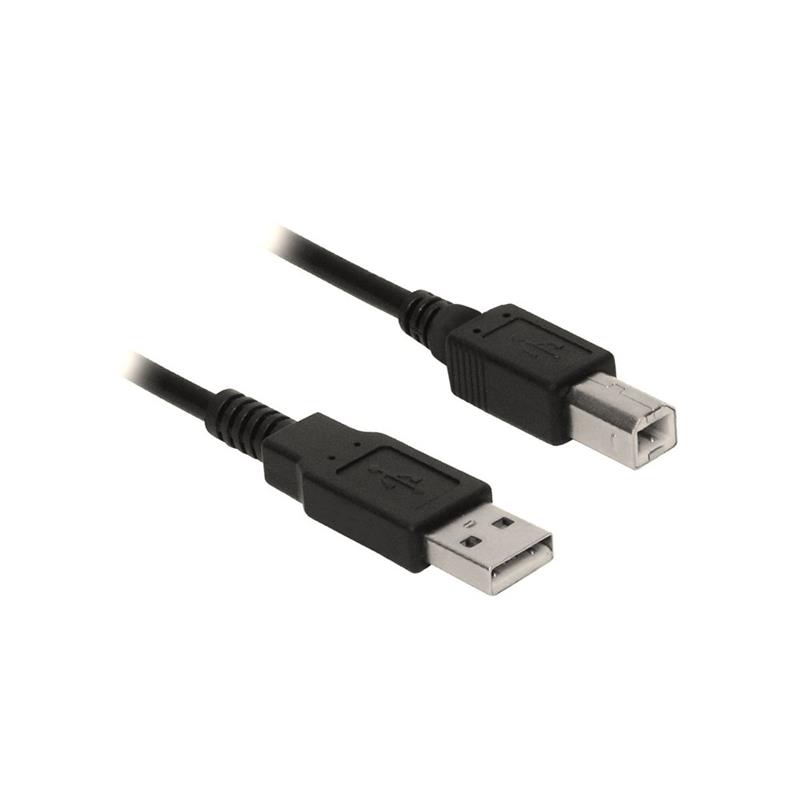 Ewent EC2403 USB-kabel 3 m 2.0 USB A USB B Zwart