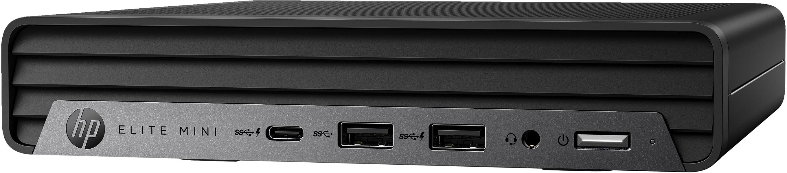 HP Elite Mini 600 G9 Intel® Core™ i5 i5-12500T 8 GB DDR4-SDRAM 256 GB SSD Windows 11 Pro Mini PC Zwart