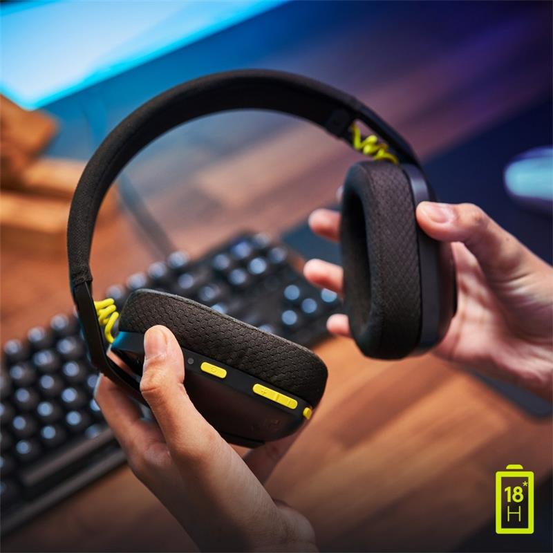 Logitech G G435 Headset Draadloos Hoofdband Gamen Bluetooth Zwart